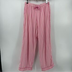 Victoria’s Secret Pajama Pants Pink Stripes S